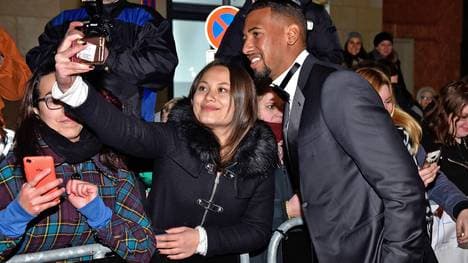 Jerome Boateng war bei der Preisverleihung vor Ort in Berlin
