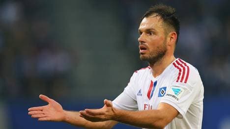 Heiko Westermann vom Hamburger SV gestikuliert
