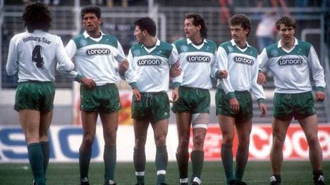 Der FC Homburg lief in der Saison 1987/88 mit Kondomwerbung auf