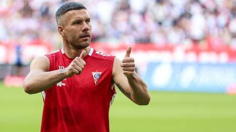 Bedankte sich für einen großen Abschied: Lukas Podolski
