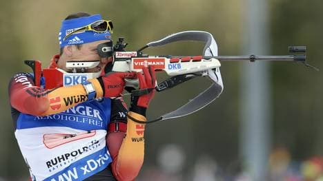 Erik Lesser beim Weltcup in Ruhpoling