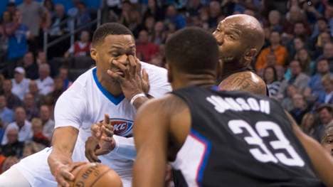 Russell Westbrook musste gegen die Clippers einiges einstecken