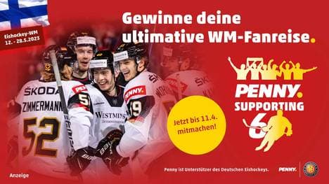 Werde Teil der Penny Supporting 6 bei der Eishockey-WM