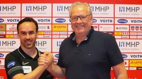 Robert Strauß (l.) beendete 2020 seine aktive Karriere