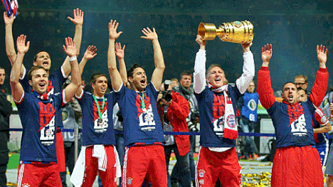 Der FC Bayern bezwang im Pokalfinale 2014 Borussia Dortmund