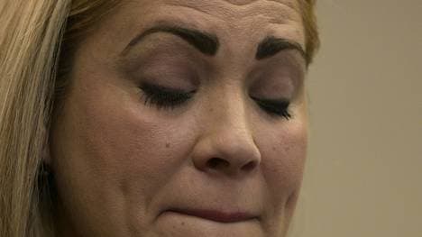 Mavys Alvarez während der Pressekonferenz