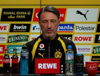 BVB-Trainer Niko Kovac äußert sich auf der Pressekonferenz zur Stürmer-Thematik und erläutert, dass Serhou Guirassy im Rennen mit Fabio Silva die Nase vorn hat.