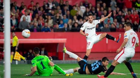 Pablo Sarabia erzielte das zweite Tor für den FC Sevilla