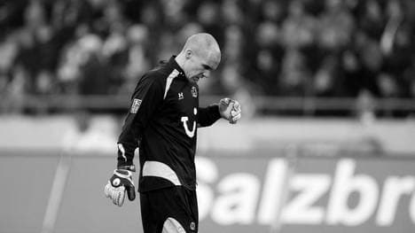 Robert Enke bei seinem letzten Spiel am 8. November 2009