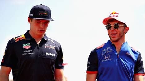 Max Verstappen (l.) und Pierre Gasly sind ab nächster Saison Teamkollegen