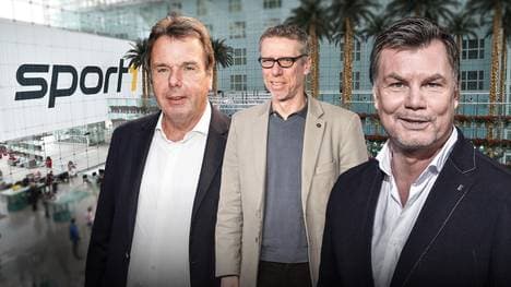 Heribert Bruchhagen und Peter Stöger sind am Sonntag im CHECK24-Doppelpass zu Gast