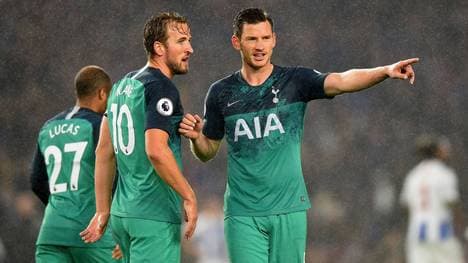 Jan Vertonghen (r., mit Harry Kane) spielte acht Jahre für die Spurs