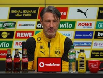 BVB-Trainer Niko Kovac spricht auf der Pressekonferenz vor dem Duell gegen Ex-Verein Eintracht Frankfurt auch über deren Krise. 