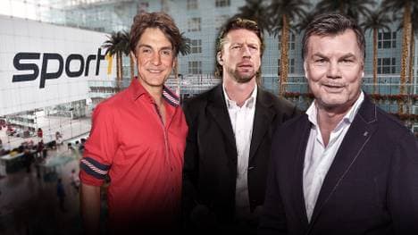 Matze Knop (l.) und Steffen Freund (M.) gastieren im EM-Doppelpass