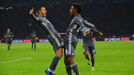 Die Bayern-Spieler hatten in der Champions League oft Grund zum Feiern