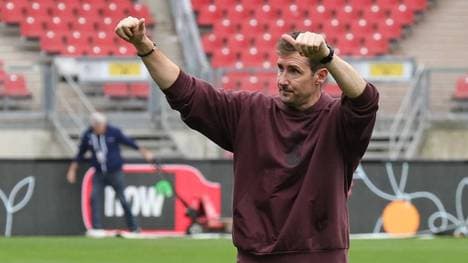 Daumen hoch von Miroslav Klose