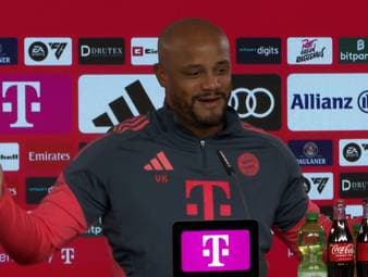 Gegen Bayer Leverkusen droht dem FC Bayern auch Gefahr durch Freistoß-Kunstschütze Alejandro Grimaldo. Eine echte Lösung für diese Herausforderung hat Vincent Kompany vorab allerdings nicht parat.