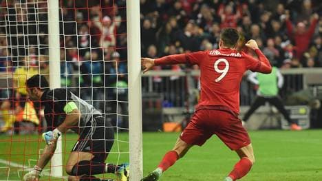 Robert Lewandowski erzielte gegen Juventus den Anschlusstreffer