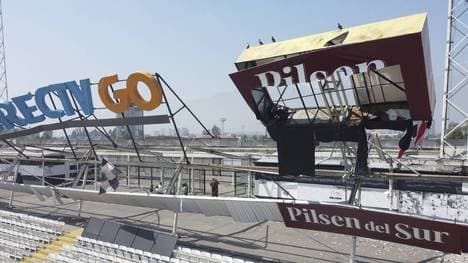Im Estadio Monumental von Colo-Colo kam es zu einer Stadion-Tragödie mit mehreren Verletzten