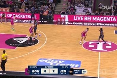 Spiel Highlights zu Telekom Baskets Bonn - Science City Jena