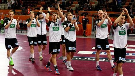 Das DHB-Team verabschiedet sich von seinen Fans