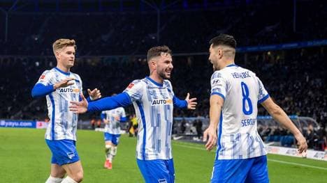 Die Hertha hat in letzter Zeit wieder viel Grund zum Jubeln