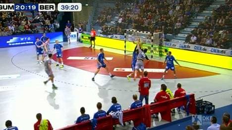 Die Füchse Berlin setzten sich gegen Gummersbach durch