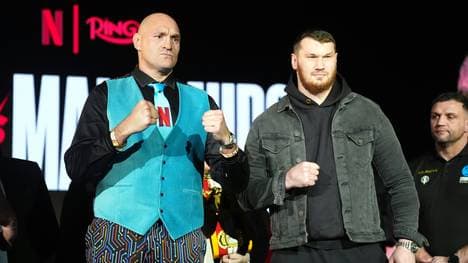 Machmudow (r.) fordert Fury heraus