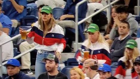 Bei den US Open bekam ein weiblicher Fan den Frust von Daniil Medwedew ab