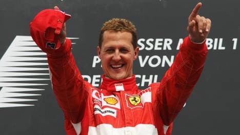German Ferrari driver Michael Schumacher