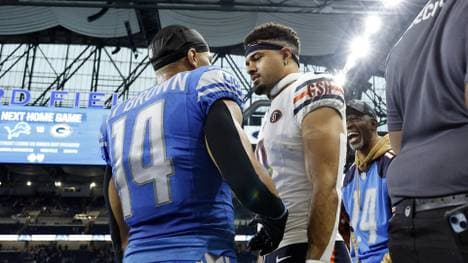 Amon-Ra St. Brown (l.) verliert im Brüder-Duell