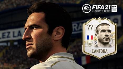 Eric Cantona wird als erste Icon-Karte vorgestellt