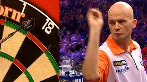 Jamie Caven-Darts-WM-Scheibe