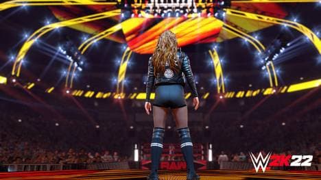 WWE-Women's Champion Becky Lynch im neuen WWE 2K22-Videospiel
