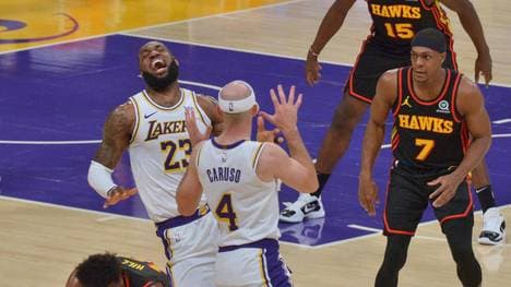 NBA-Superstar LeBron James musste verletzungsbedingt vom Feld