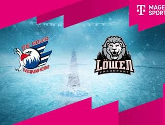Adler Mannheim - Löwen Frankfurt: Tore und Highlights | PENNY DEL