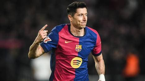 Robert Lewandowski schoss den FC Barcelona zum Sieg
