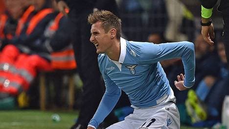 Miroslav Klose konnte gegen Inter Mailand nicht überzeugen