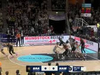 Spiel Highlights zu Basketball Löwen Braunschweig - Veolia Towers Hamburg