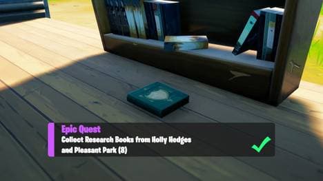 In Woche 8 der Fortnite Challenges müsst Ihr Forschungsbücher finden 