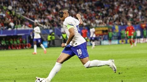 Kylian Mbappé steht mit Frankreich im Halbfinale