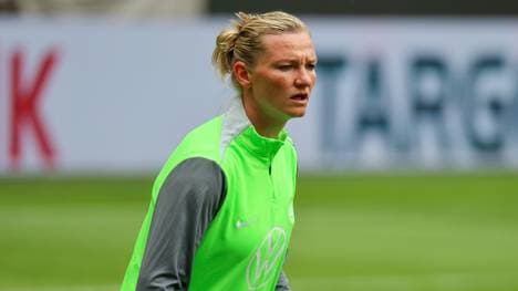 Alexandra Popp beim Abschlusstraining