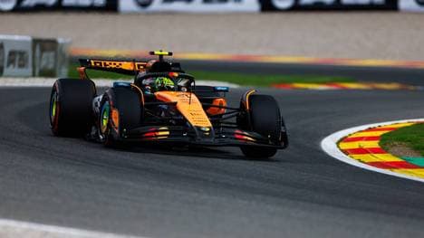 Lando Norris sicherte sich in Belgien die Pole Position