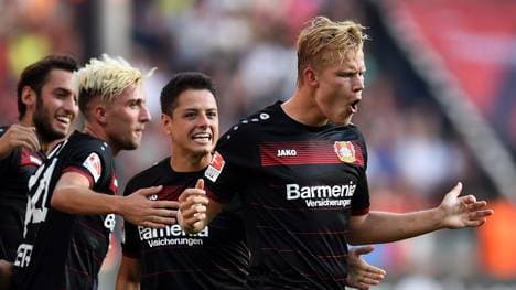 FBL-GER-BUNDESLIGA-LEVERKUSEN-HAMBURG-Foot