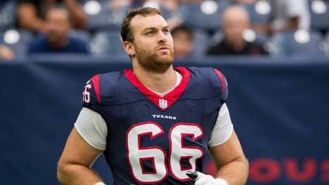 Kilian Zierer im Trikot der Houston Texans