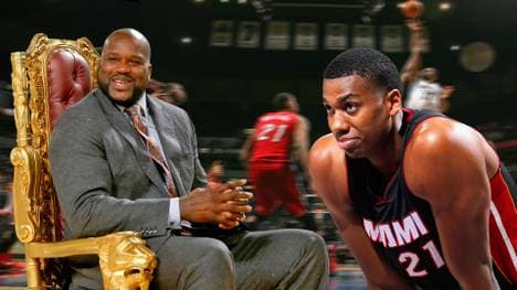 Shaquille O'Neal und Hassan Whiteside