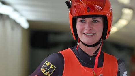 Julia Taubitz sicherte sich die WM-Silbermedaille