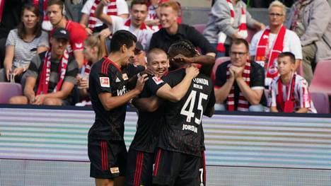 Union Berlin feiert das frühe Führungstor