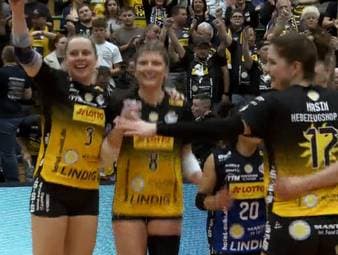 Der VfB Suhl LOTTO Thüringen siegt souverän gegen überforderte Gäste aus Borken und steht damit zumindest vorübergehend auf Platz 1 der Frauen-Volleyball-Bundesliga.