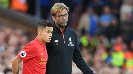 Philippe Coutinho (l.) stand vor einem Wechsel zum FC Barcelona